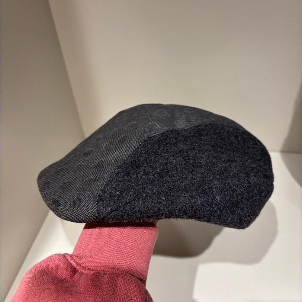 Men’s handmade wildhagen newsboy villager cap hat grey wool